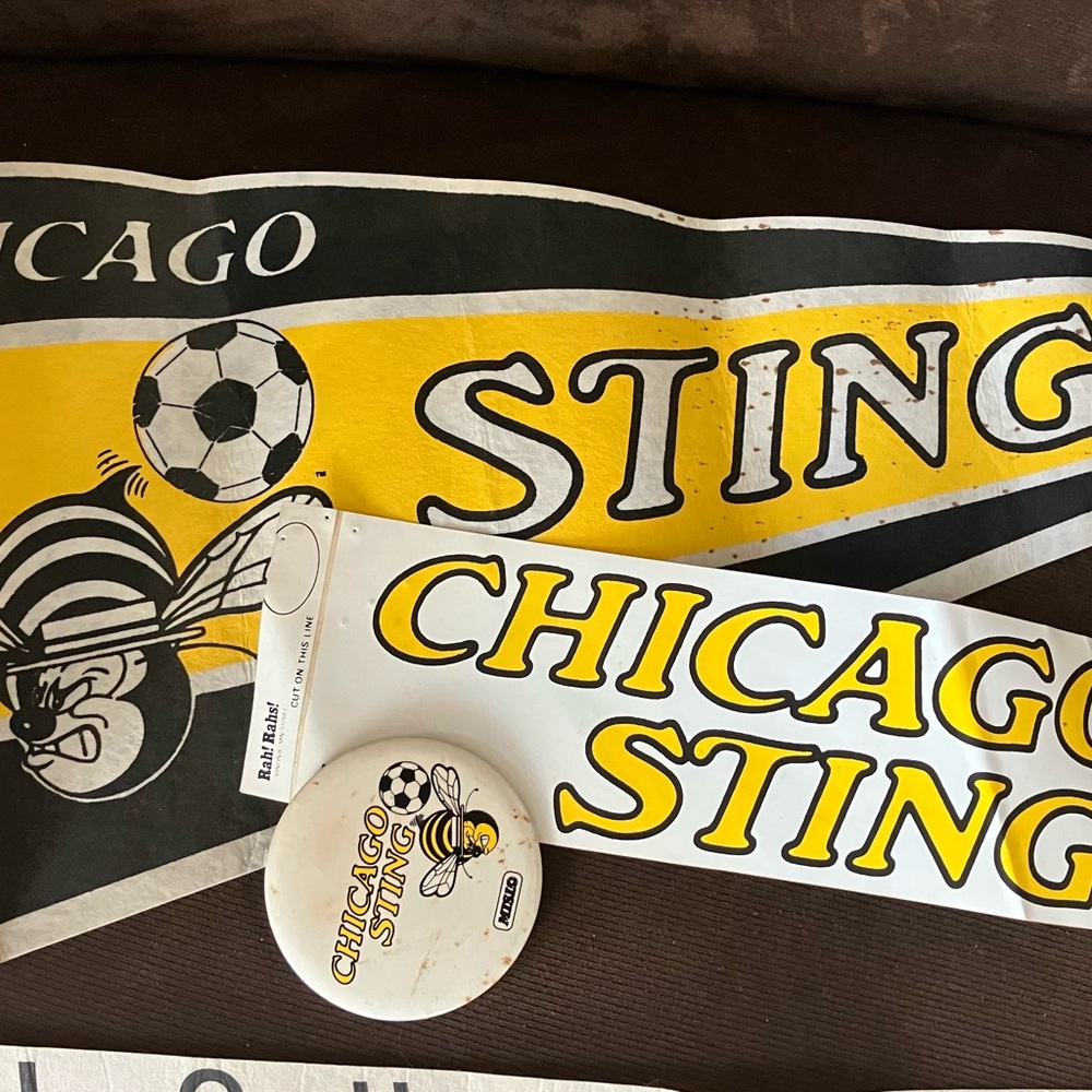 Vintage Chicago Sting Memorabilia Set